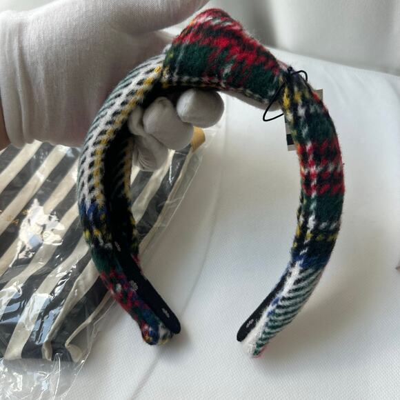 NWT! Lele Sadoughi Tartan Plaid Flannel Knotted Headband